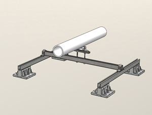 091 - 4 Blox Bridge with Elevated 4"-6" Roller